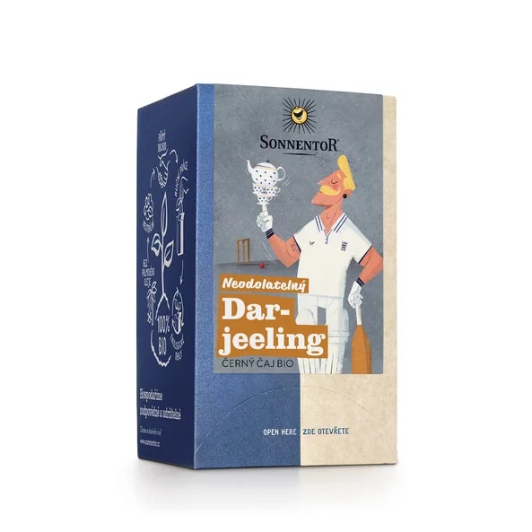 BIO černý čaj - Neodolatelný Darjeeling Sonnentor 18 x 1,5 g