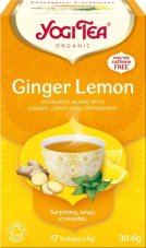 Bio Zázvor Citrón Yogi Tea 17 x 1,8 g
