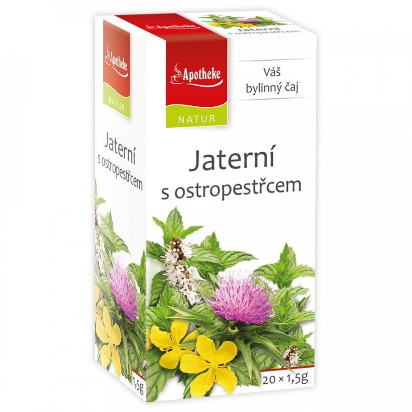 Jaterní s ostropestřcem čaj 20x1,5g Jaterní s ostropestřcem čaj 20x1,5g
