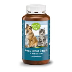 tierlieb Omega-3 Rybí olej pro psy a kočky 400 kapslí
