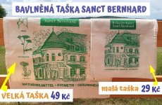 Bavlněná taška Sanct Bernhard VELKÁ 1 ks