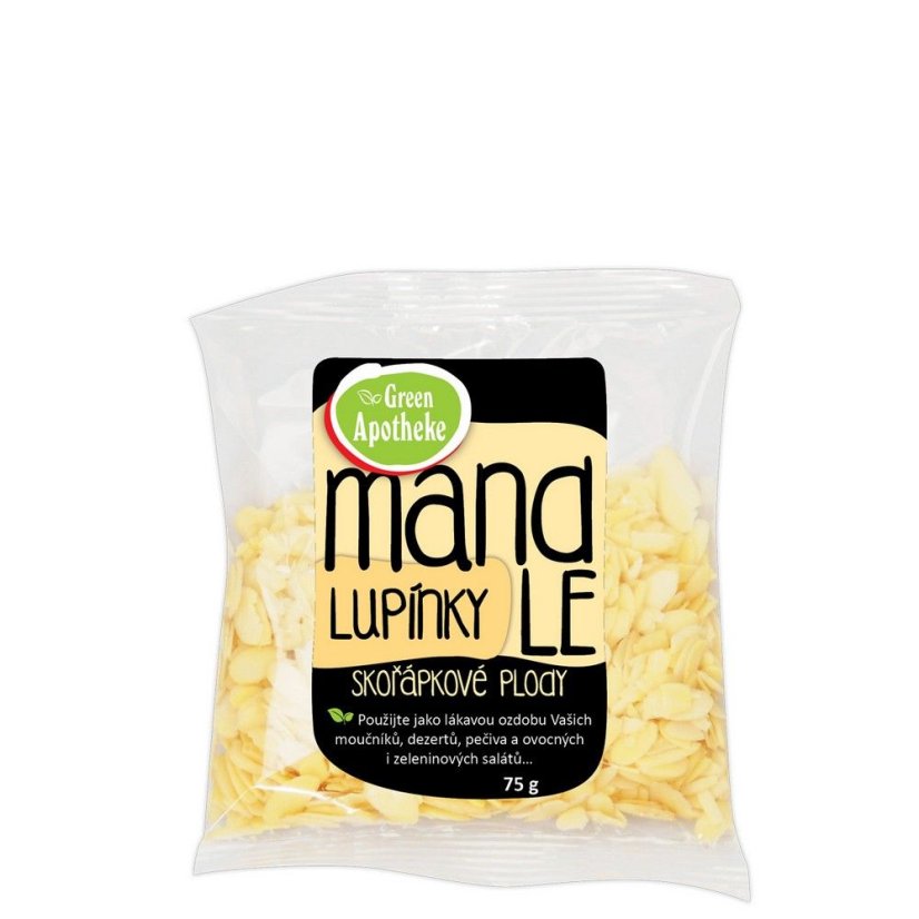 Mandle lupínky 75 g Mandle lupínky 75 g