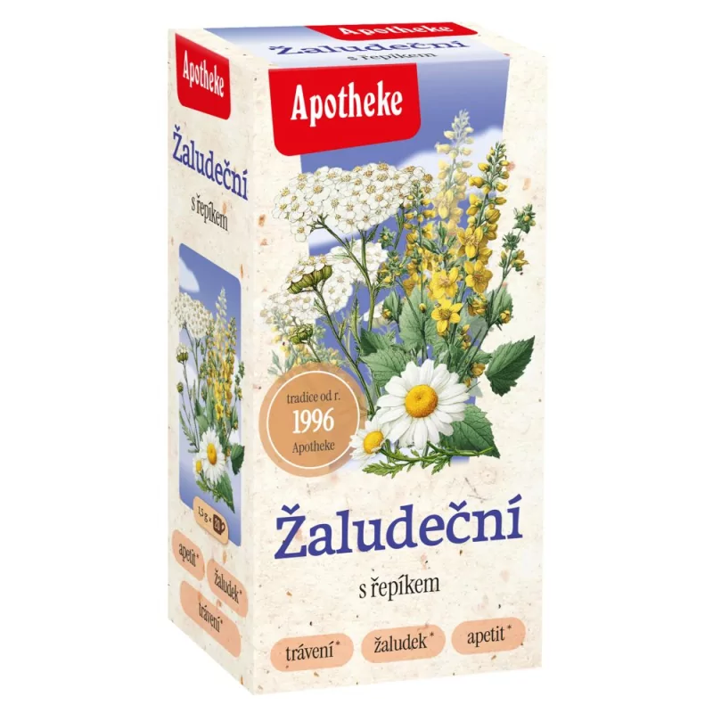 Apotheke čaj Žaludeční s řepíkem 20x1,5g Apotheke čaj Žaludeční s řepíkem 20x1,5g