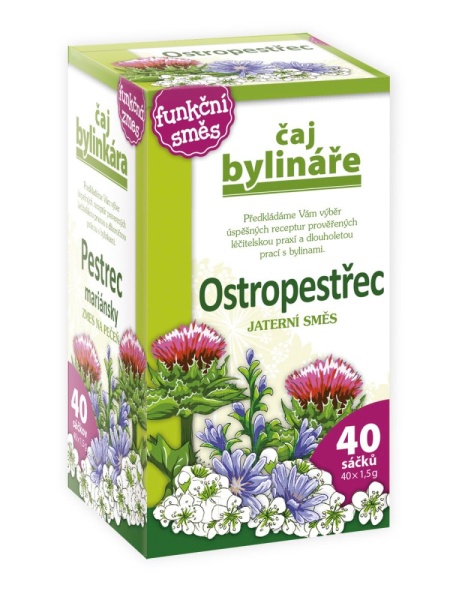 Bylinář Čaj Ostropestřec jaterní směs 40x1,5g