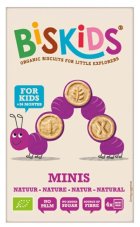 BIO celozrnné mini sušenky Natural bez přidaného cukru 120 g