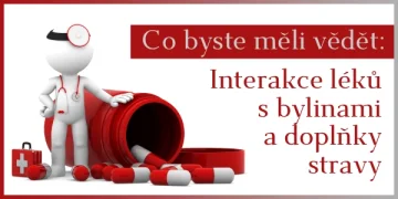 Interakce léků - byliny, DS, některé potraviny