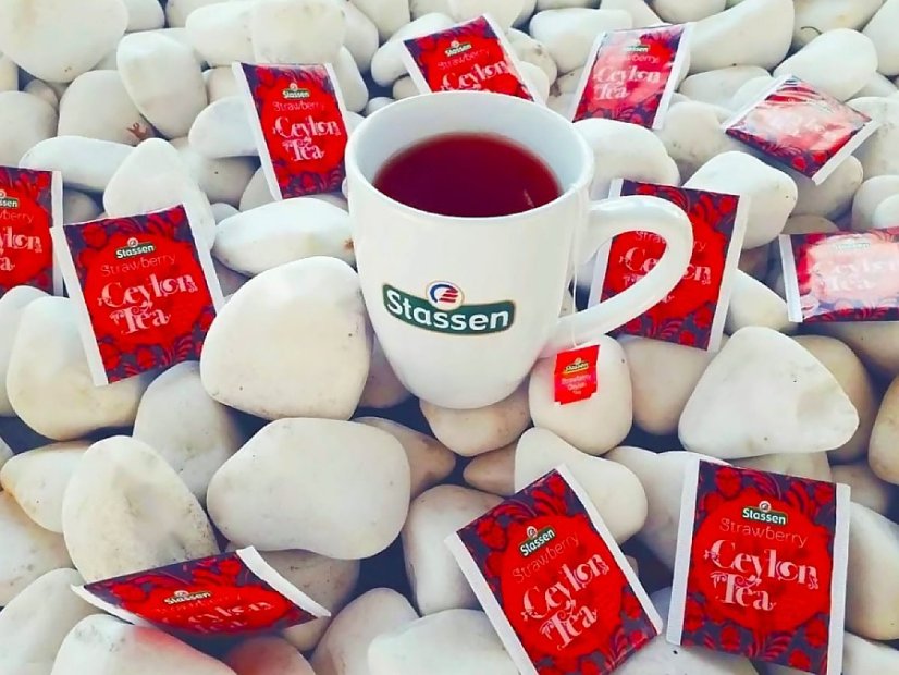 Černý čaj - Stassen Strawberry Tea 25 x 1,5 g