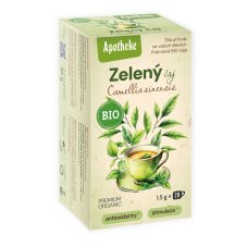 BIO Čaj Zelený čaj Camellia Sinensis 20 x 1,5 g