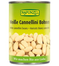 Bio bílé fazole sterilované RAPUNZEL 400 g