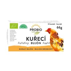 BIO Bujón kuřecí - kostky 6 x 0,5 l PROBIO 66 g