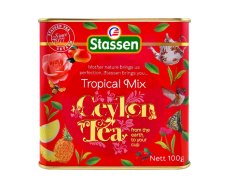Černý čaj - Stassen Tropical Mix Black Tea plech 100 g