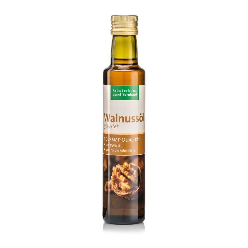 Olej z vlašských ořechů pražený, lisovaný za studena 250 ml - Minimální trvanlivost do 07.07.2026