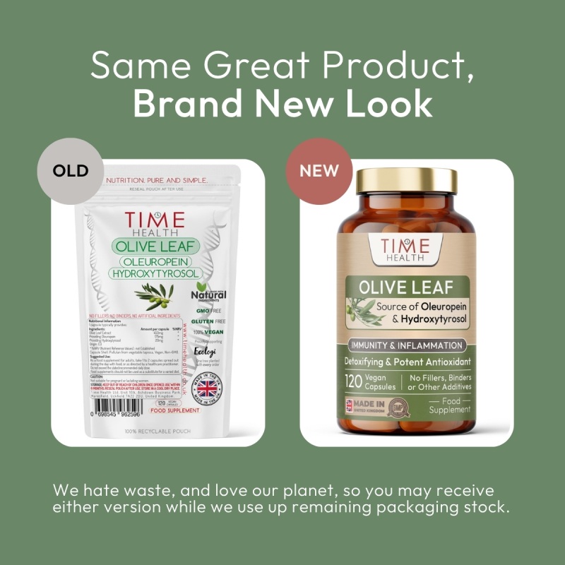 Olive Leaf Extract - Oleuropein & Hydroxytyrosol 120 kapslí