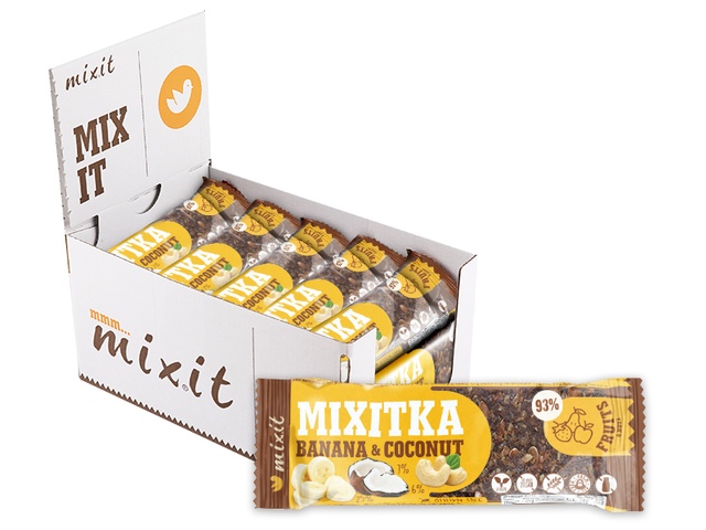 Mixitka BEZ LEPKU - Banán + Kokos 46 g