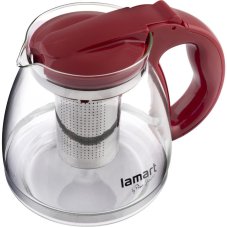 Lamart čajová konvice Verre červená 1,5 l