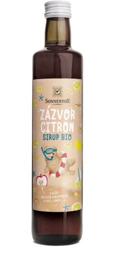 BIO sirup Zázvor a citrón 500 ml BIO sirup Zázvor a citrón 500 ml