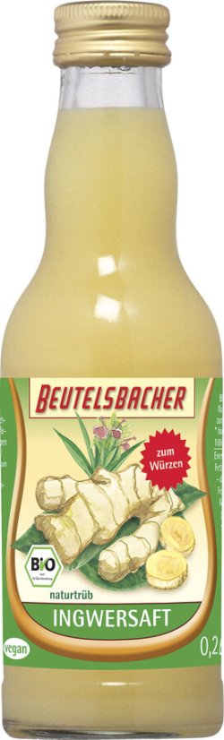 Bio zázvorová šťáva Beutelsbacher 0,2 l