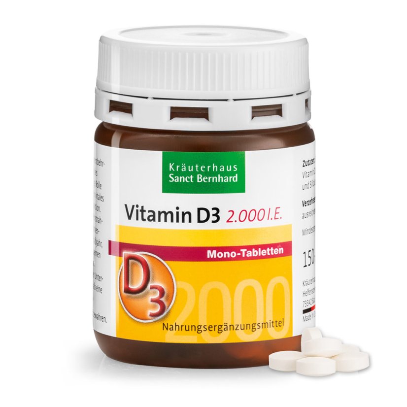 Vitamín D3 2000 IE 150 tablet Vitamín D3 2000 IE 150 tablet