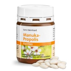 Pastilky s Manukou a Propolisem 150 tablet