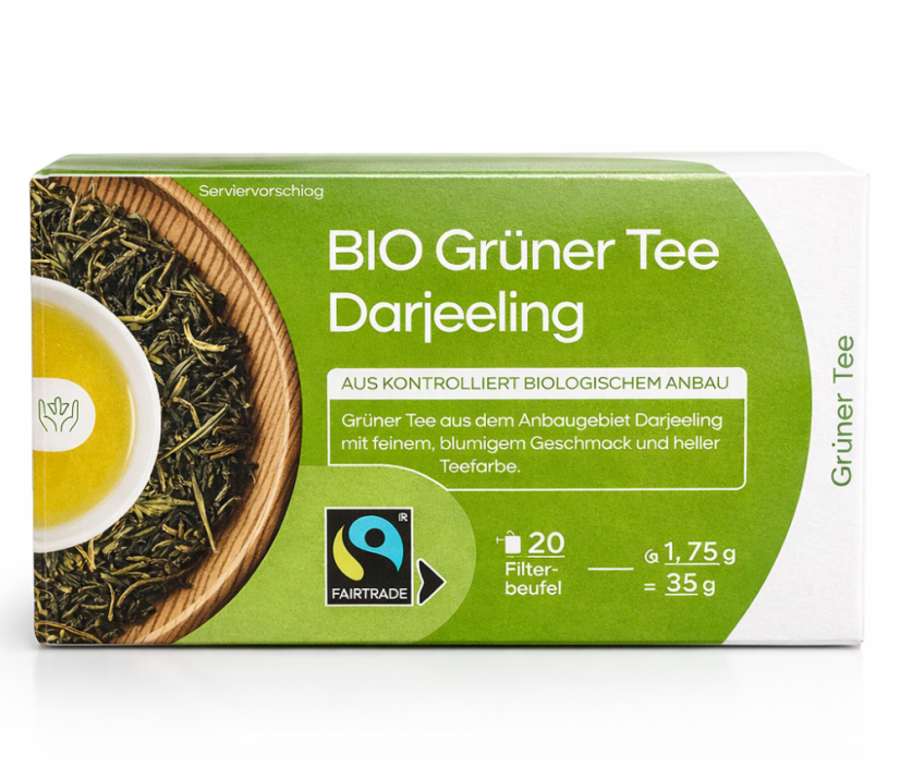 BIO zelený čaj Darjeeling 20 sáčků/1,75 g (35 g)