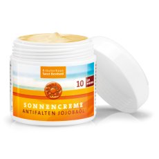 Opalovací krém proti vráskám s jojobovým olejem SPF 10 100 ml