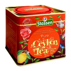 Černý čaj - Stassen Pure Ceylon Black Tea plech 100 g