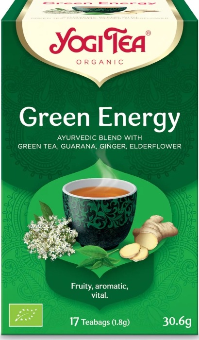 Bio Zelená energie Yogi Tea 17 x 1,8 g