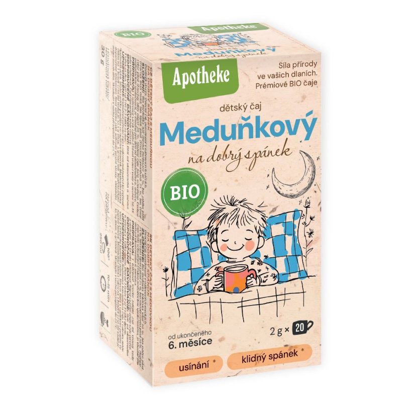 BIO čaj dětský Meduňkový na dobrý spánek 20x2g BIO čaj dětský Meduňkový na dobrý spánek 20x2g