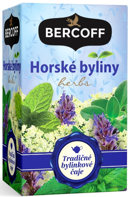 Bercoff čaj bylinná směs HORSKÉ BYLINY 40 g
