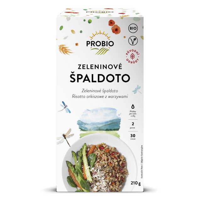 BIO Špaldoto zeleninové PROBIO 210 g