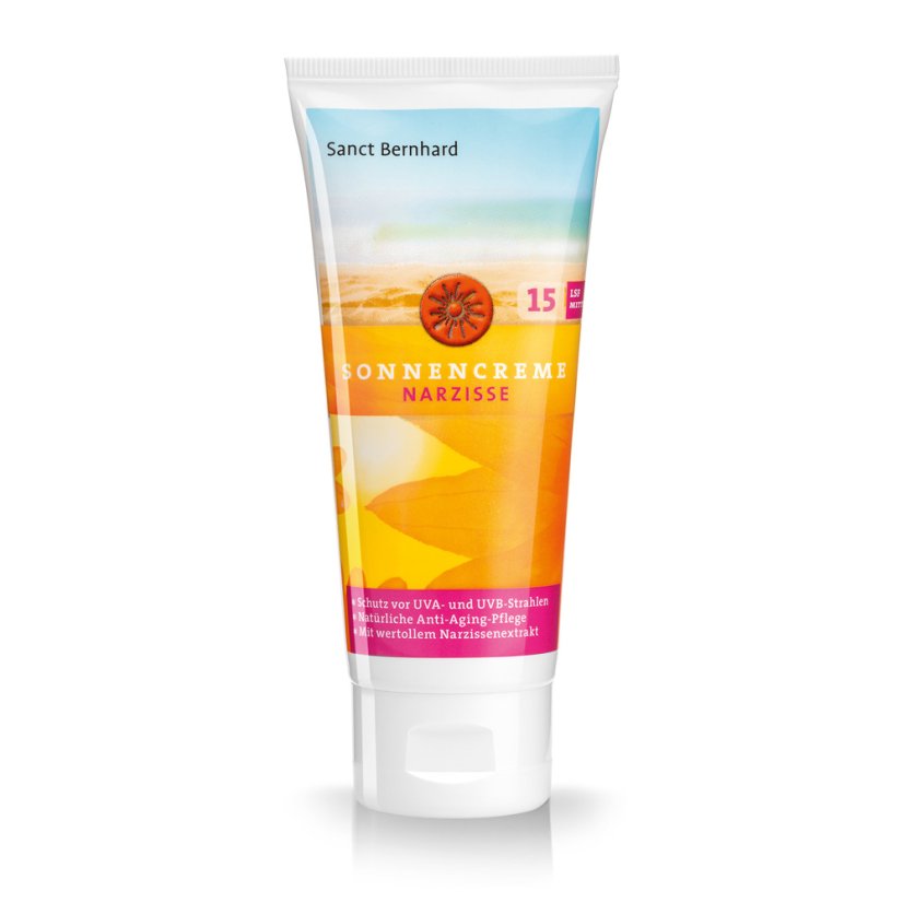 Opalovací krém s extraktem z narcisu a SPF 15 100 ml