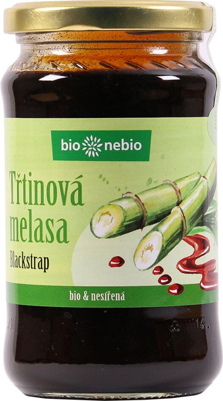 Bio třtinová melasa nesířená bio*nebio 450 g Bio třtinová melasa nesířená bio*nebio 450 g