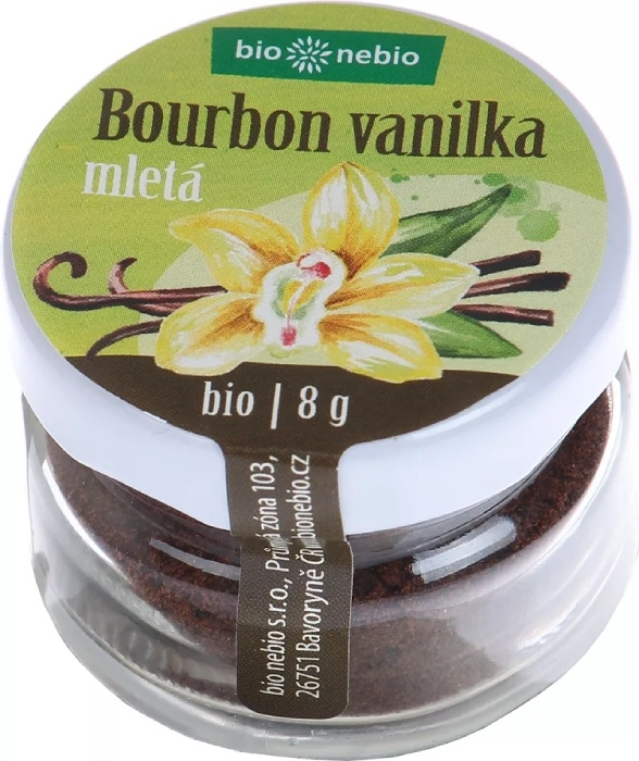 Bio Bourbon vanilka mletá bio*nebio 8 g