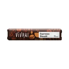 BIO mléčná čokoládová tyčinka Espresso Biscotti 40 g