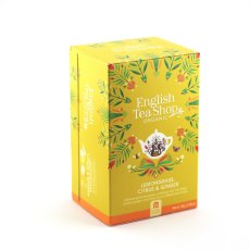 BIO Bylinný čaj - Citronová tráva se zázvorem a citrusy 20 sáčků