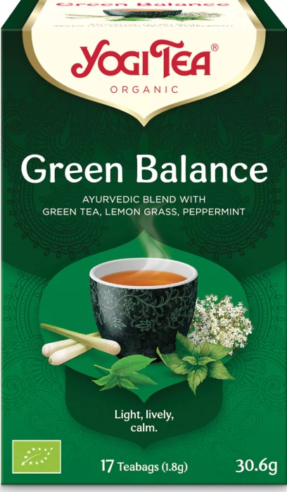 Bio Zelená rovnováha Yogi Tea 17 x 1,8 g