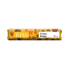 BIO mléčná čokoládová tyčinka Crème Brûlée 40 g