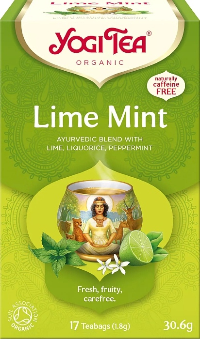 Bio Limetka Máta Yogi Tea 17 x 1,8 g Bio Limetka Máta Yogi Tea 17 x 1,8 g