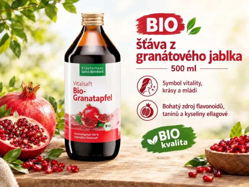 BIO šťáva z granátového jablka 500 ml