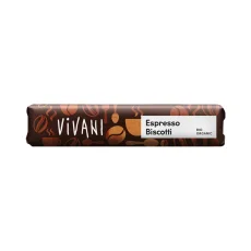 BIO mléčná čokoládová tyčinka Espresso Biscotti 40 g
