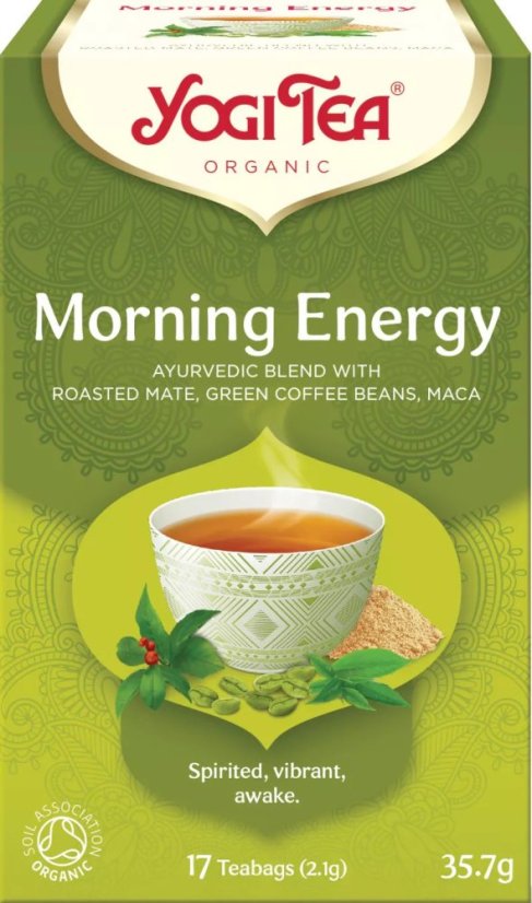 Bio Ranní energie Yogi Tea 17 x 2,1 g