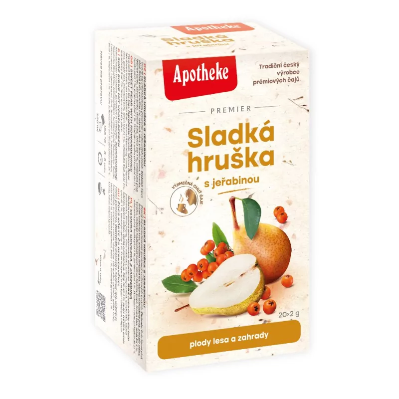 Apotheke čaj Sladká hruška s jeřabinou 20x2g
