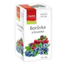 PREMIER Čaj Borůvka a brusinka 20x2g