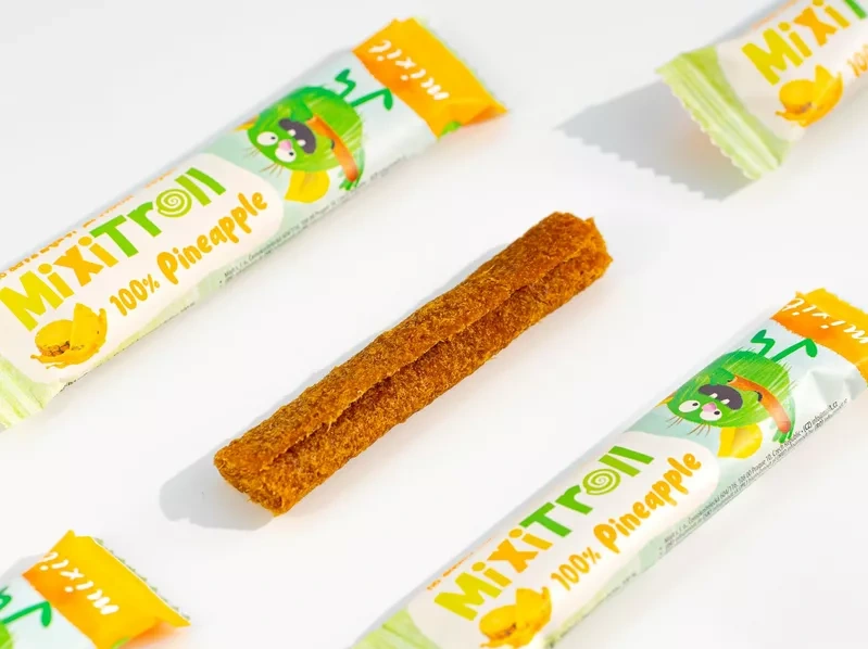 Ovocná rolka mixiTroll - 100 % Ananas 20 g