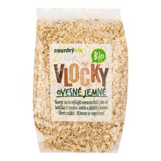 BIO Vločky ovesné jemné 500 g