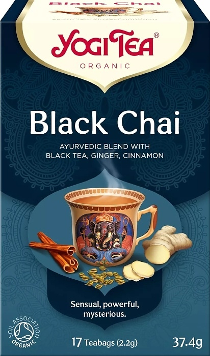 Bio černý chai Yogi Tea 17 x 2,2 g Bio černý chai Yogi Tea 17 x 2,2 g