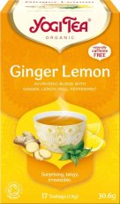 Bio Zázvor Citrón Yogi Tea 17 x 1,8 g