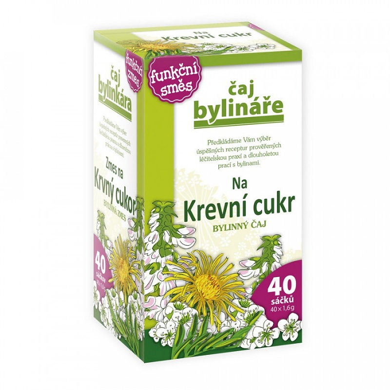 Bylinář Na krevní cukr čaj 40x1,6g