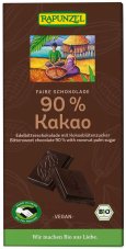 Bio hořká čokoláda 90% s kokosovým cukrem RAPUNZEL 80 g