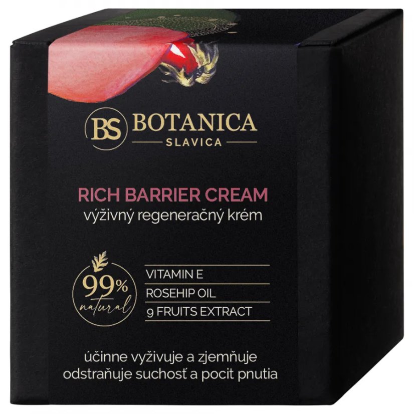 RICH BARRIER Výživný a regenerační krém - Šípkový olej a Vitamín E 50 ml